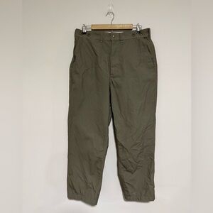 Filson Olive Green Cotton Canvas Pants Size 34x34 Hiking Fishing Outdoors